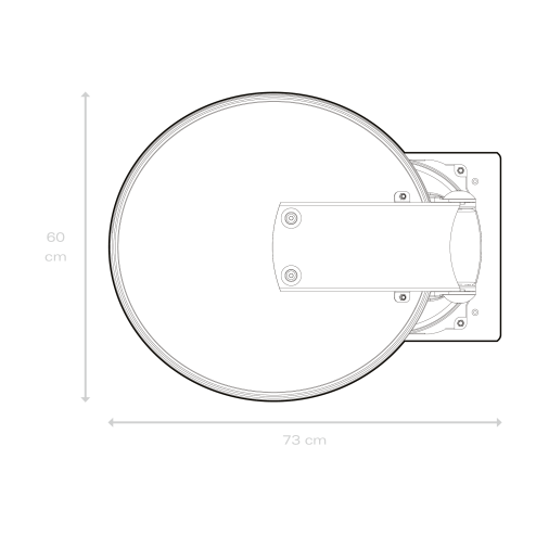 Caratec Sat-Antenne CASAT600D (60cm)2