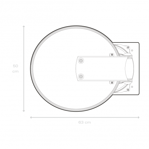 Caratec Smart-D Sat-Antenne CASAT500S (50cm)5