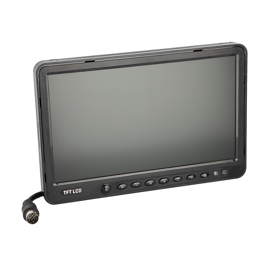 Monitor universal 10&quot; 4x Video Eingang/Splitscreen