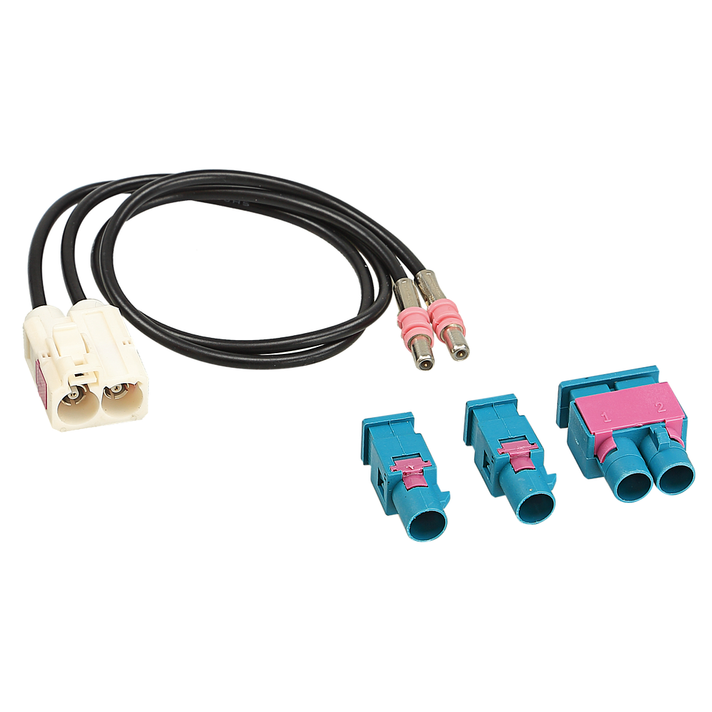 Antennenadapter Fakra(m)(Set) &gt; Fakra B(f)(doppel) 1524-24