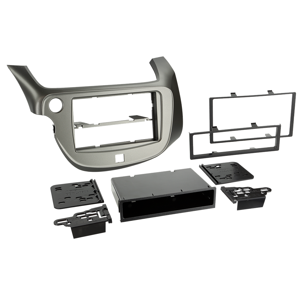 2-DIN Blende Honda Fit/Jazz 2009-2013 silber 381130-24-1