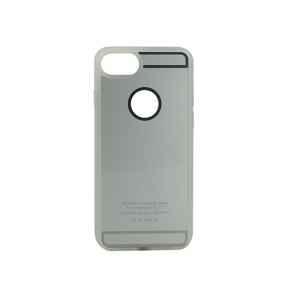 INBAY® Ladeschale für iPhone 6 / 6 S / 7 silver 240000-22-01