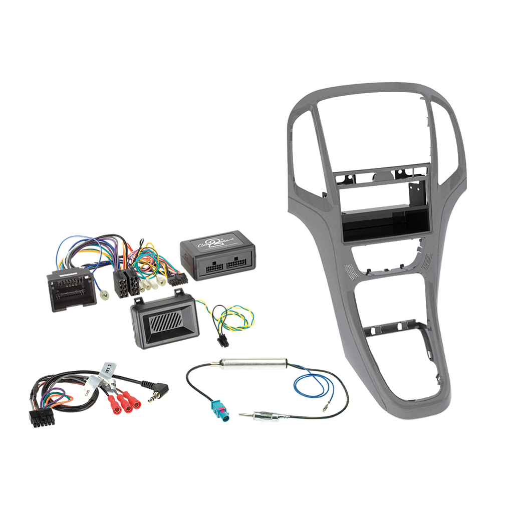 1/2 DIN Kit Opel Astra J 2009-2016 LFB titan grau 611230-23-1