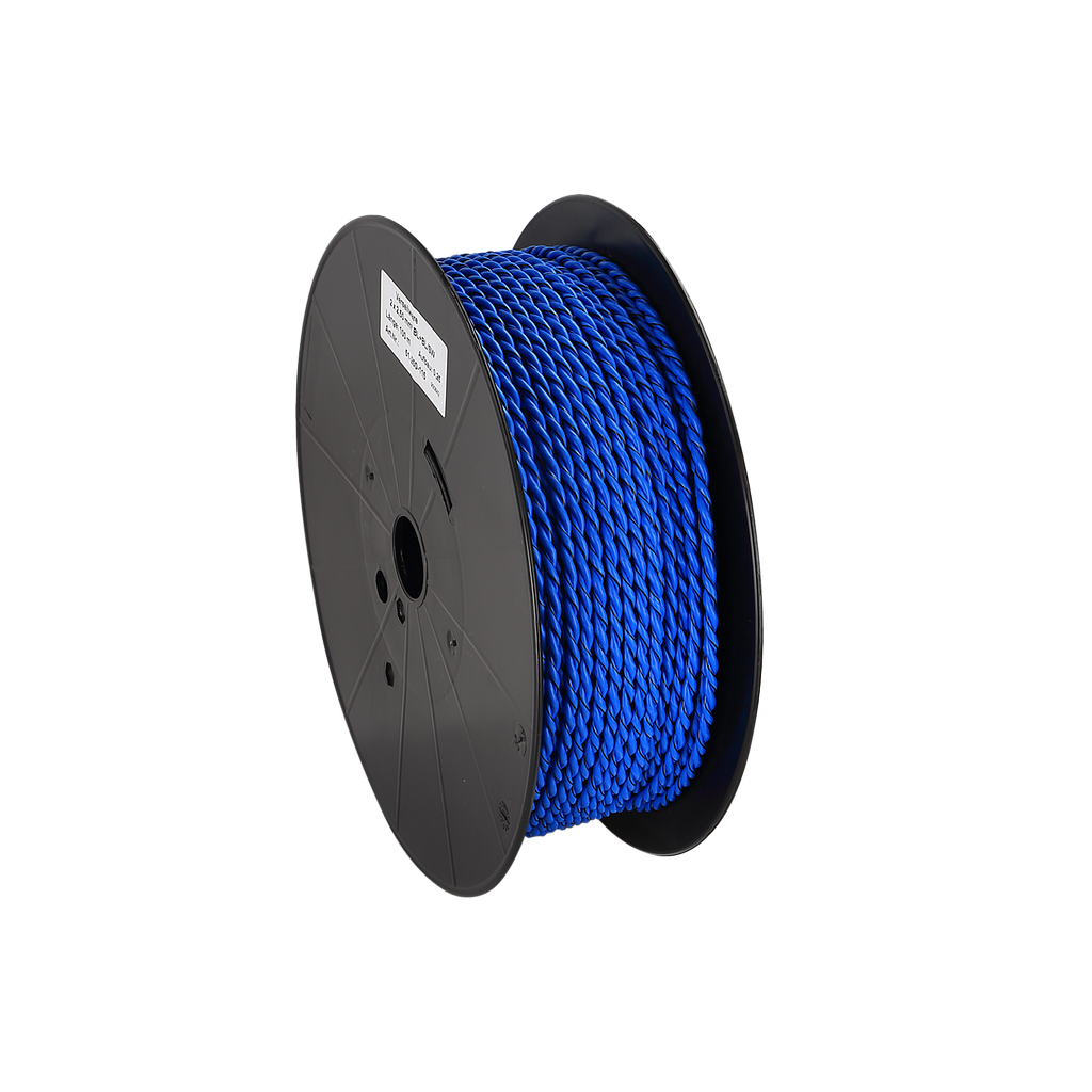 Lautsprecherkabel verdrillt 2x2.50mm² blau/blau-schwarz 100m 51-250-115