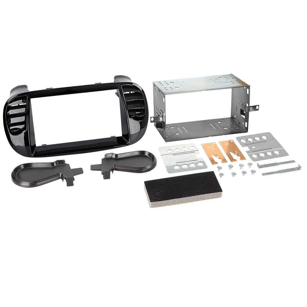 2-DIN RB Fiat 500 / 500C > Klavierlack 381094-33-2