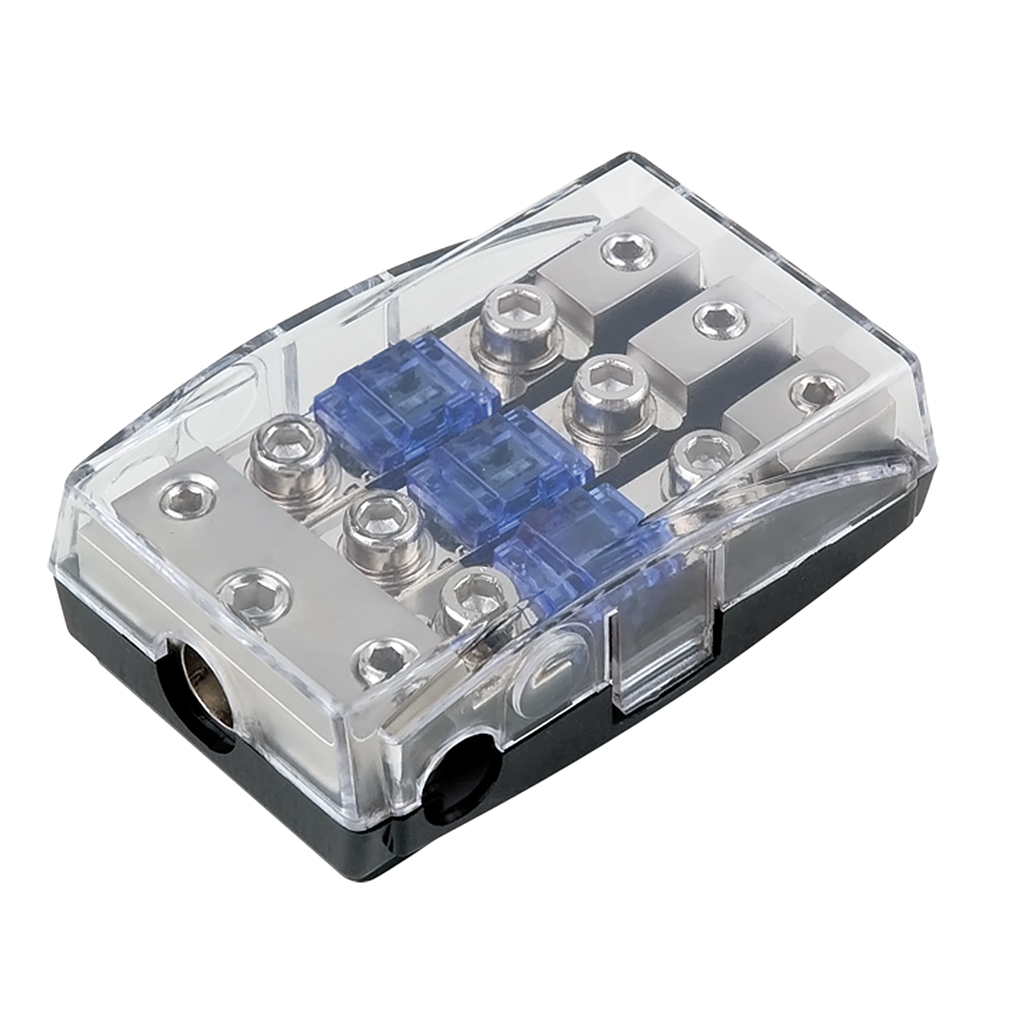 Mini ANL Sicherungshalter (silber) 1 x 35 mm² + 2 x 20 mm² 30.3804-03s