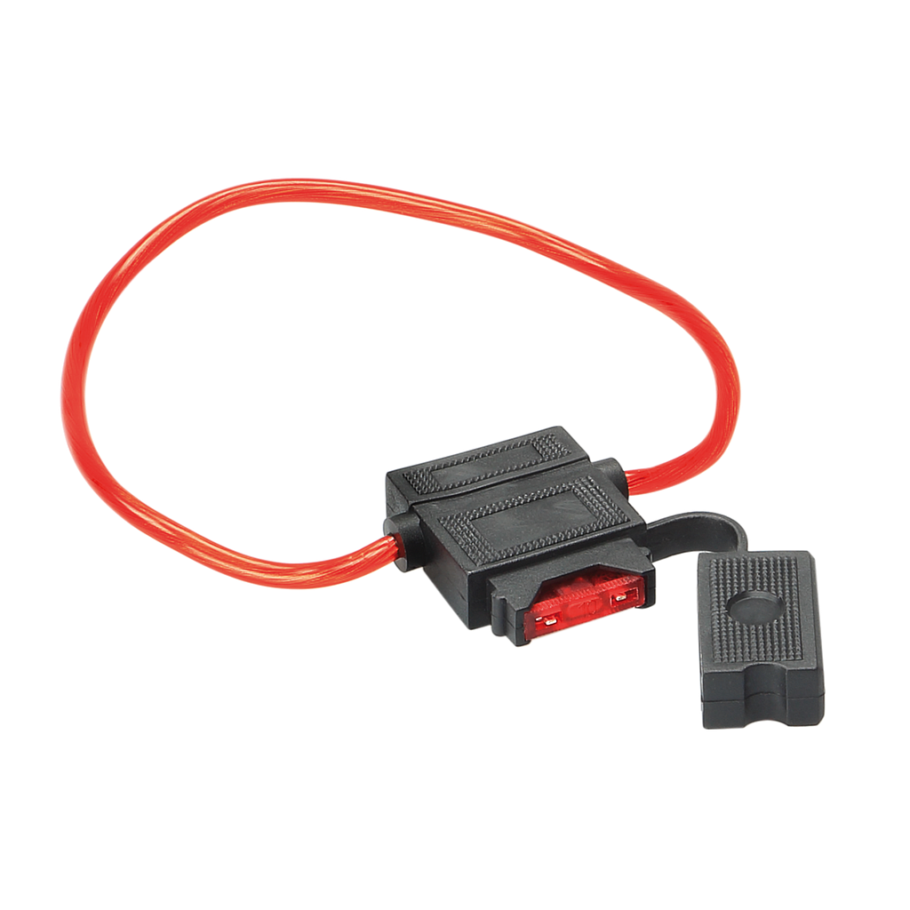 Sicherungshalter ATC 10A Sicherung / 30cm Kabel 1,5mm² rot 30.3803-01