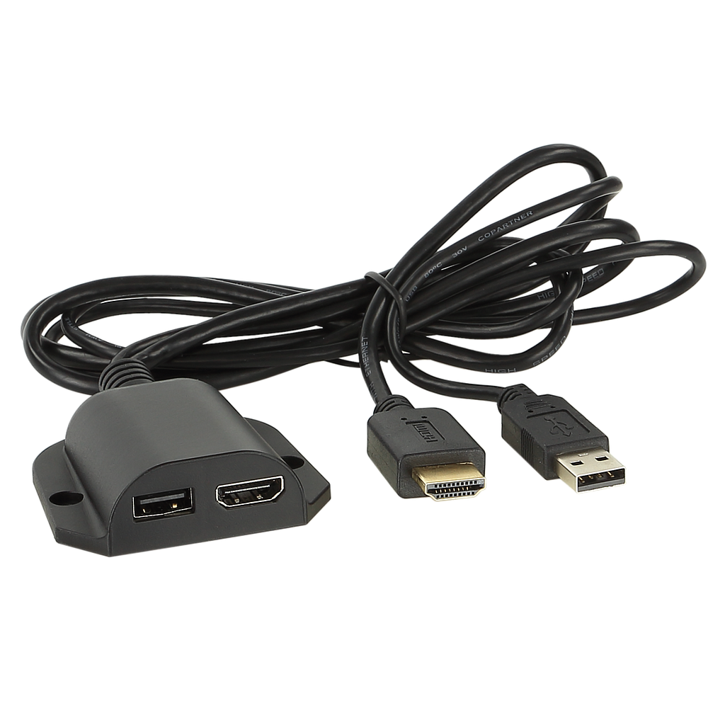 USB/HDMI Aufbaugehäuse universal 44-1000-006