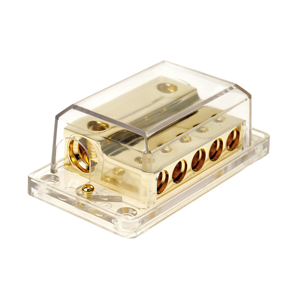 Verteilerblock (gold) 2 x 35-50 mm²  / 5 x 20 mm² 30.3601-03