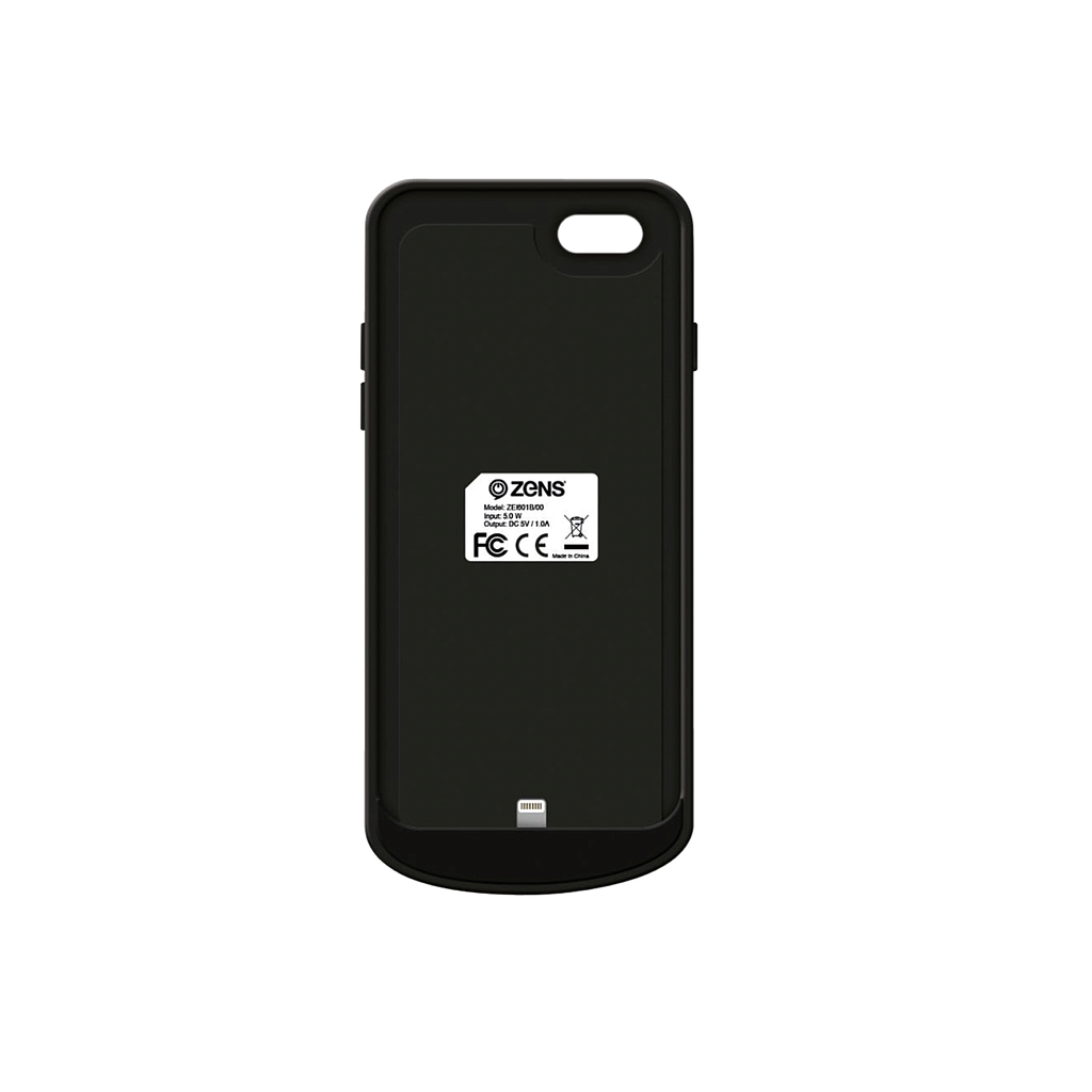 Zens Qi Ladehülle iPhone 6/6s schwarz 240000-21-03