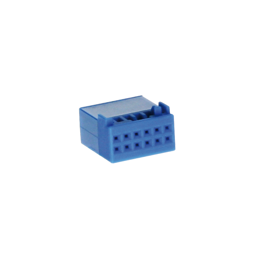 Zusatzstecker Quadlock (Für Artikel 321026) 12 polig  blau 321026-2