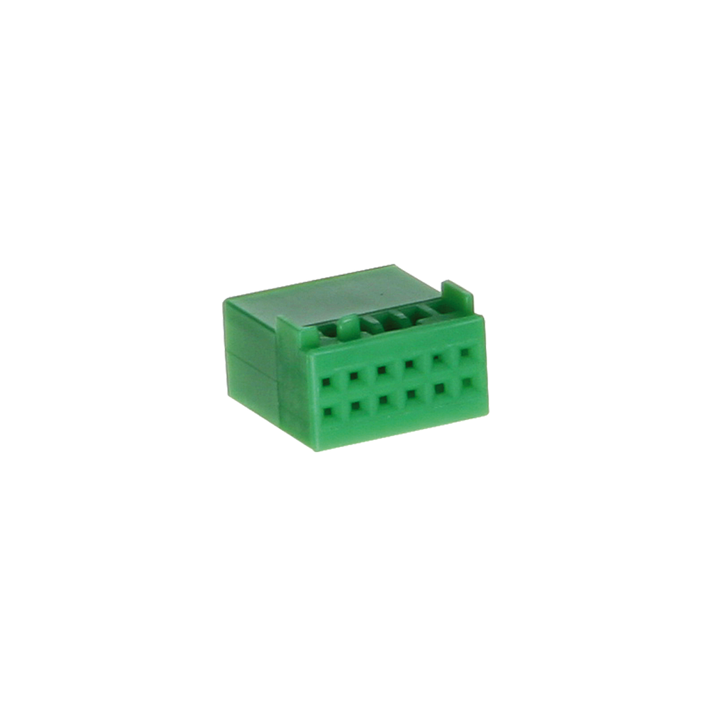 Zusatzstecker Quadlock (Für Artikel 321026) 12 polig  grün 321026-1