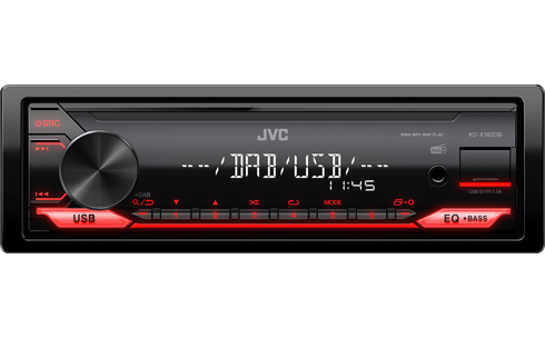 JVC KD-X182DB 1-Din Autoradio 