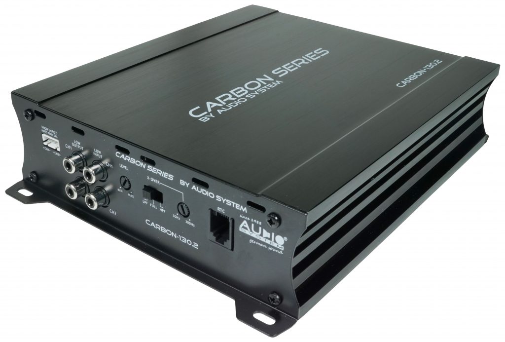Audio System CARBON 130.2 2-Kanal Verstärker 2x 65(130) WRMS an 4(2) Ohm 1x 260 WRMS mono an 4 Ohm