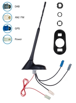 Dietz Kombiflex-Antenne - FM/DAB+/GPS
