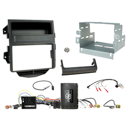 [2100000044757] 2-DIN Kit Porsche Macan2014-2016 Infodapter/Amp schwarz 621323-07-2