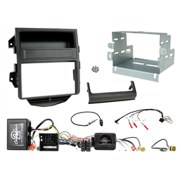 [2100000044764] 2-DIN Kit Porsche Macan 2014-2016 LFB/Amp MOST schwarz 621323-07-3