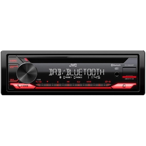 [JVC622KDDBBT] JVC KD-DB622BT