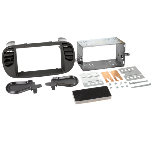 [ACV 381094-33-3] 2-DIN RB Fiat 500 / 500C > schwarz 381094-33-3