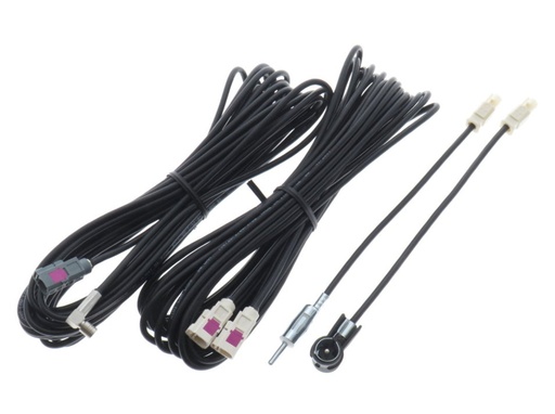 [P0005619] LowLoss Verlängerungsset, 2 mal 3,5 m für UKW/DAB plus 2 Adapter