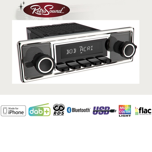 [ampRSD-BECKER-BLACK-6DAB] RETROSOUND RSD-BECKER-BLACK-6DAB