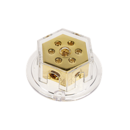 [2100000034666] Verteilerblock (gold) 2 x 50 mm²  / 4 x 20 mm² 30.3602-03
