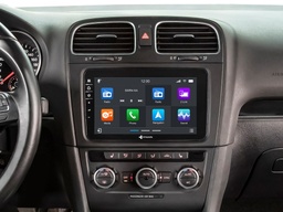 [2100000107445] Dynavin Android Autoradio für VW | Skoda | Seat mit 4 x 100 W Class-D Verstärker, 8 Zoll Display (hochauflösend), integriertes DAB, Apple CarPlay und Android Auto